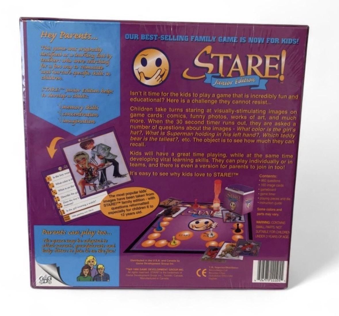 NWT 1999 SEALED Stare Junior Edition Kids Board Game Activity Sleepover Party