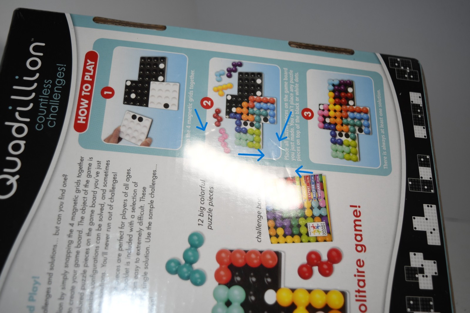Smart Games Quadrillion Logic Solitaire Game ~ Read Desc ~ See Photos ~ New