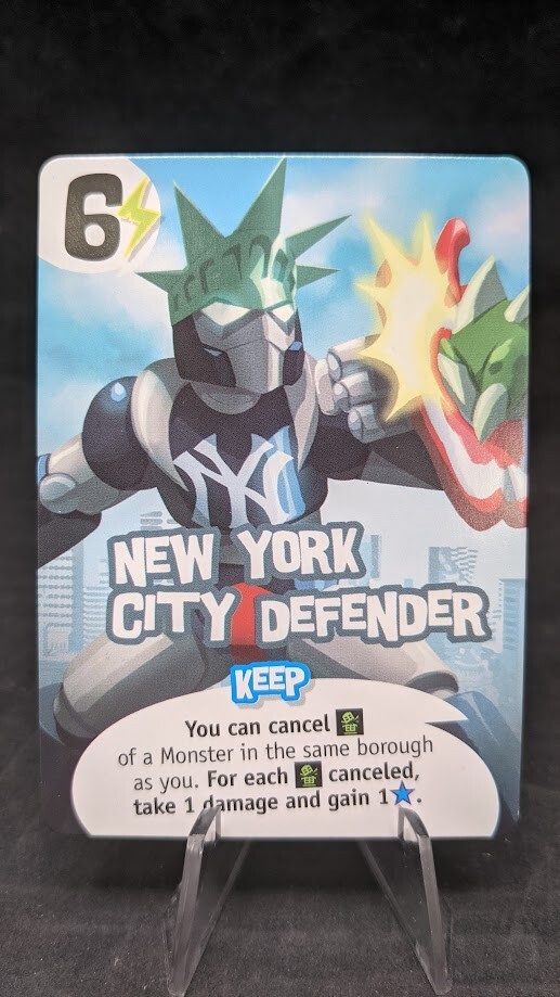 New York City Defender – King of New York Board Game – OP Exclusive Promo Card