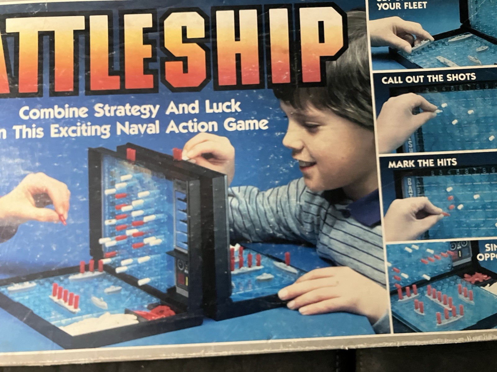 1981 Battleship Game by Milton Bradley Complete in Good Condition
