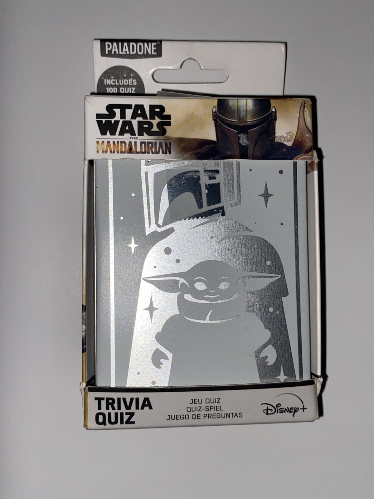 Disney Star Wars The Mandalorian 100 Question Quiz Card Game Baby Yoda Grogu