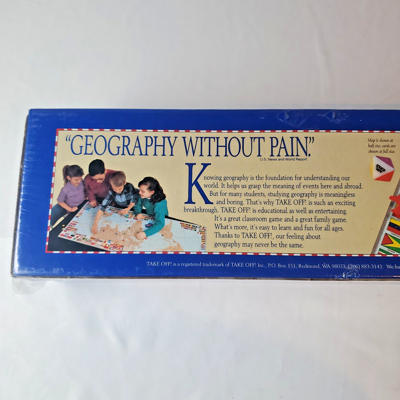 Take Off! Board Game – The Game That Teaches Geography – NEW NIB