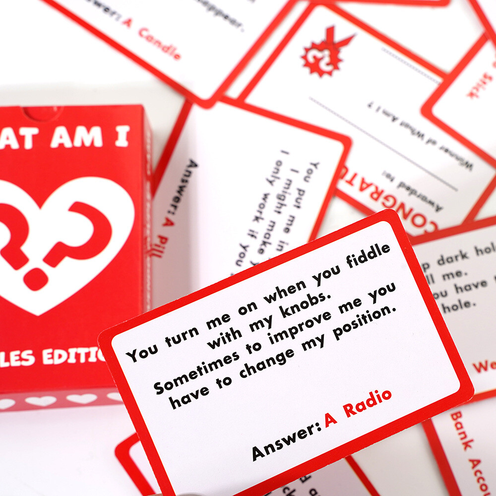 What AM I Game | Award Winning Sex Card Game Command for Adult Couples EDITION