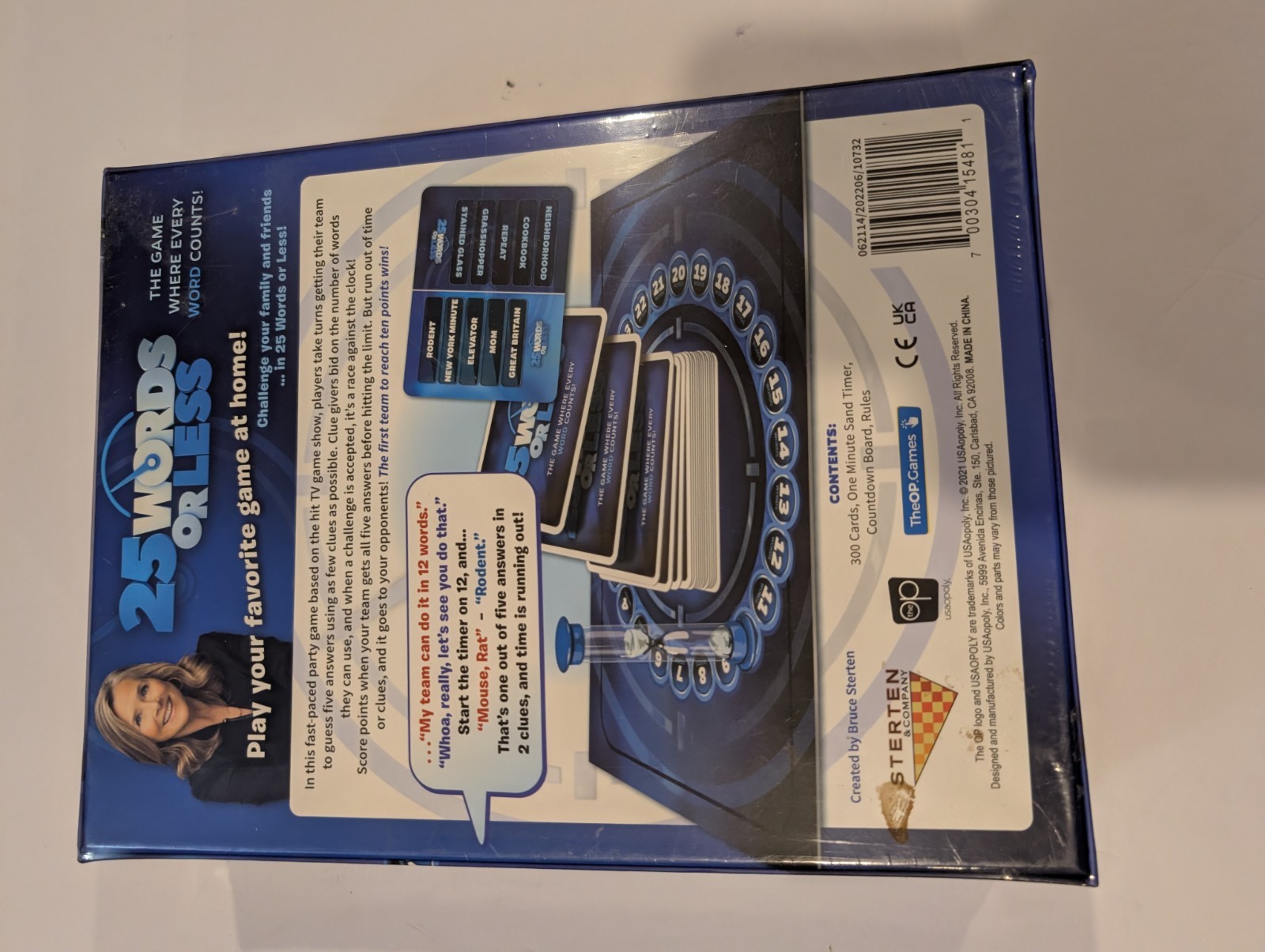 The OP Games 25 Words or Less Board Game NEW SEALED 2021