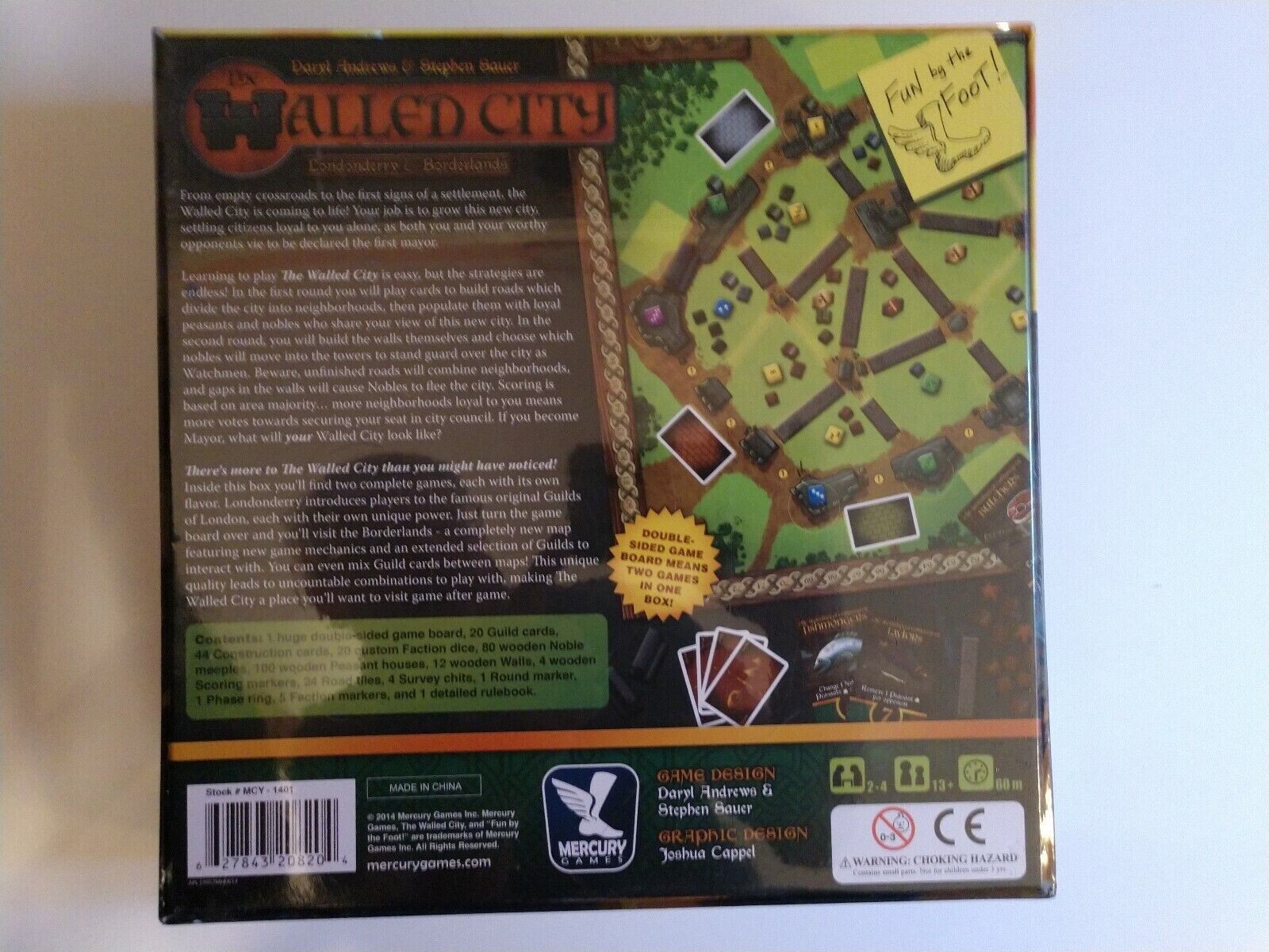 THE WALLED CITY: LONDONDERRY & BORDERLANDS: Board Game – NEW & SEALED