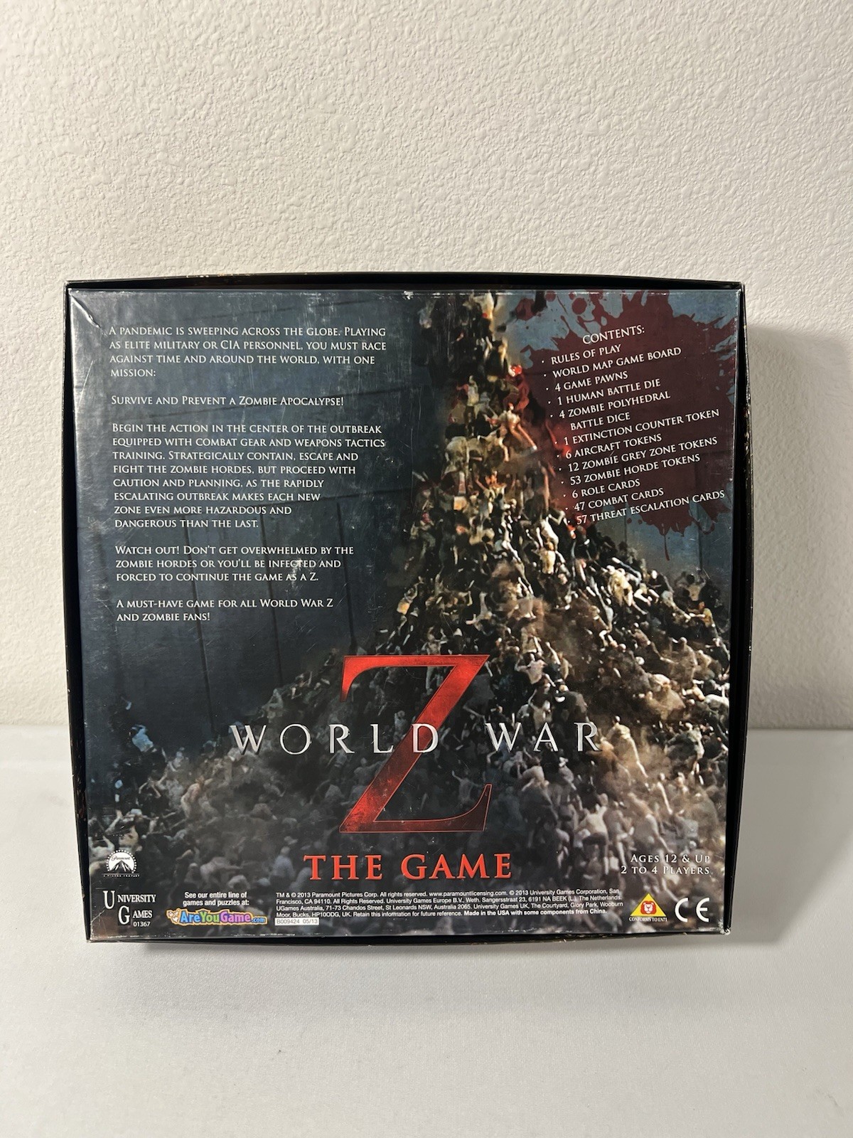 University Games – Board Game World War Z The Game