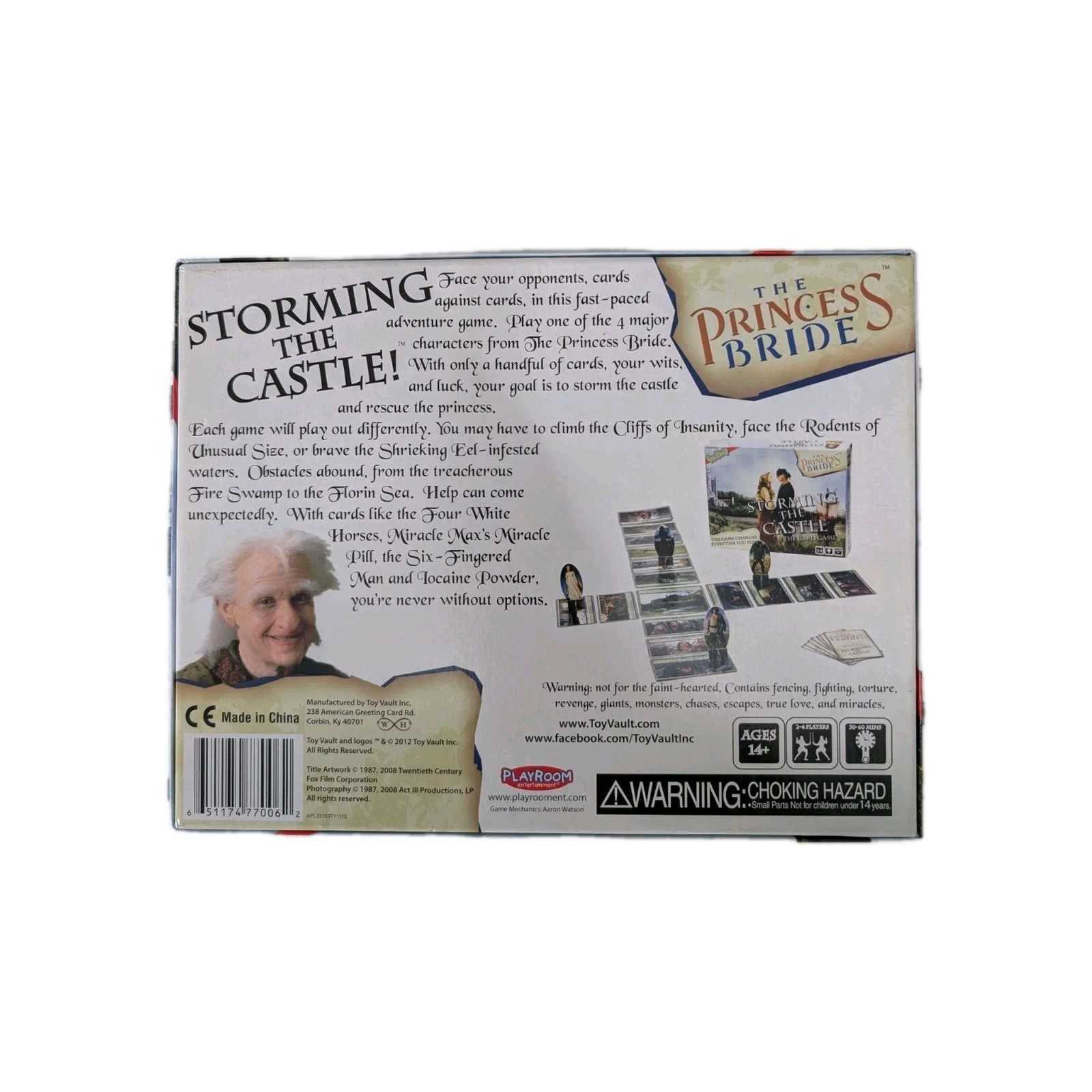 The Princess Bride Card Game Storming the Castle, By toy vault, 2-4 Players 14+