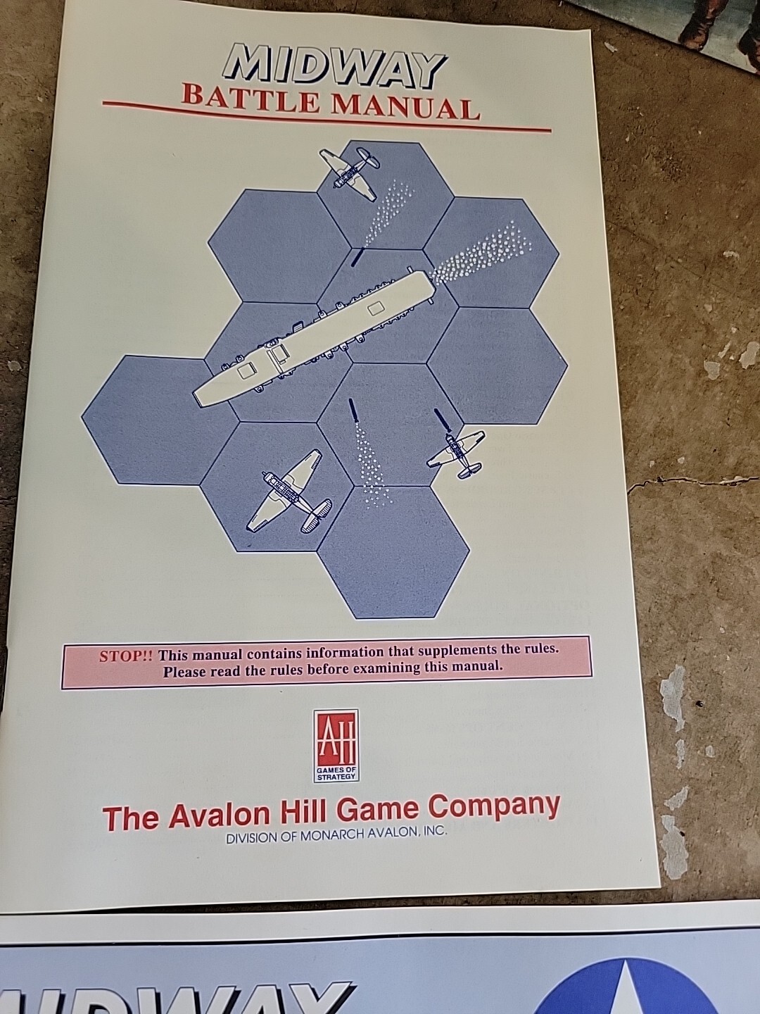 Avalon Hill Midway (Smithsonian Ed) Box New Open Box