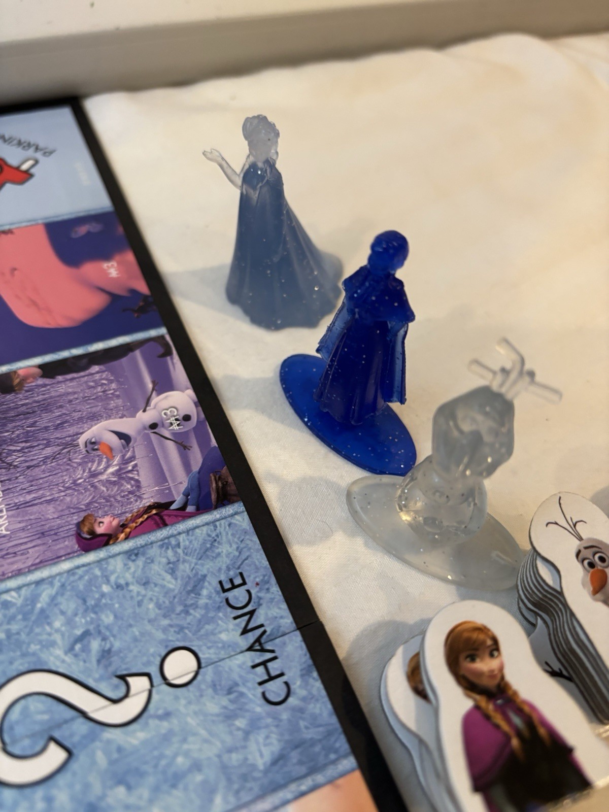 Monopoly Junior Disney Frozen COMPLETE Hasbro Gaming 2014 Anna Elsa Olaf