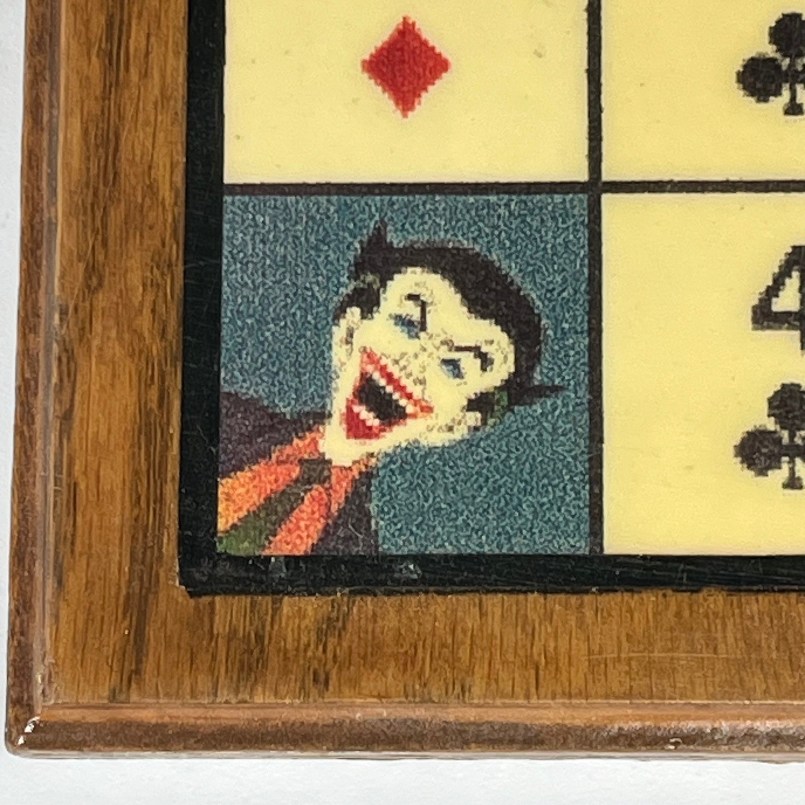 VTG Custom Handmade Wooden Sequence Board Game Smiley Chips & Instructions 18×18