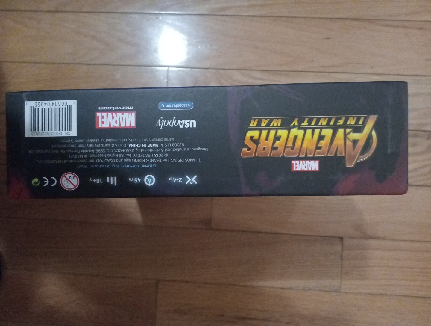 Thanos Rising Board Game -100% Complete -Marvel Avengers Infinity War Factory Se