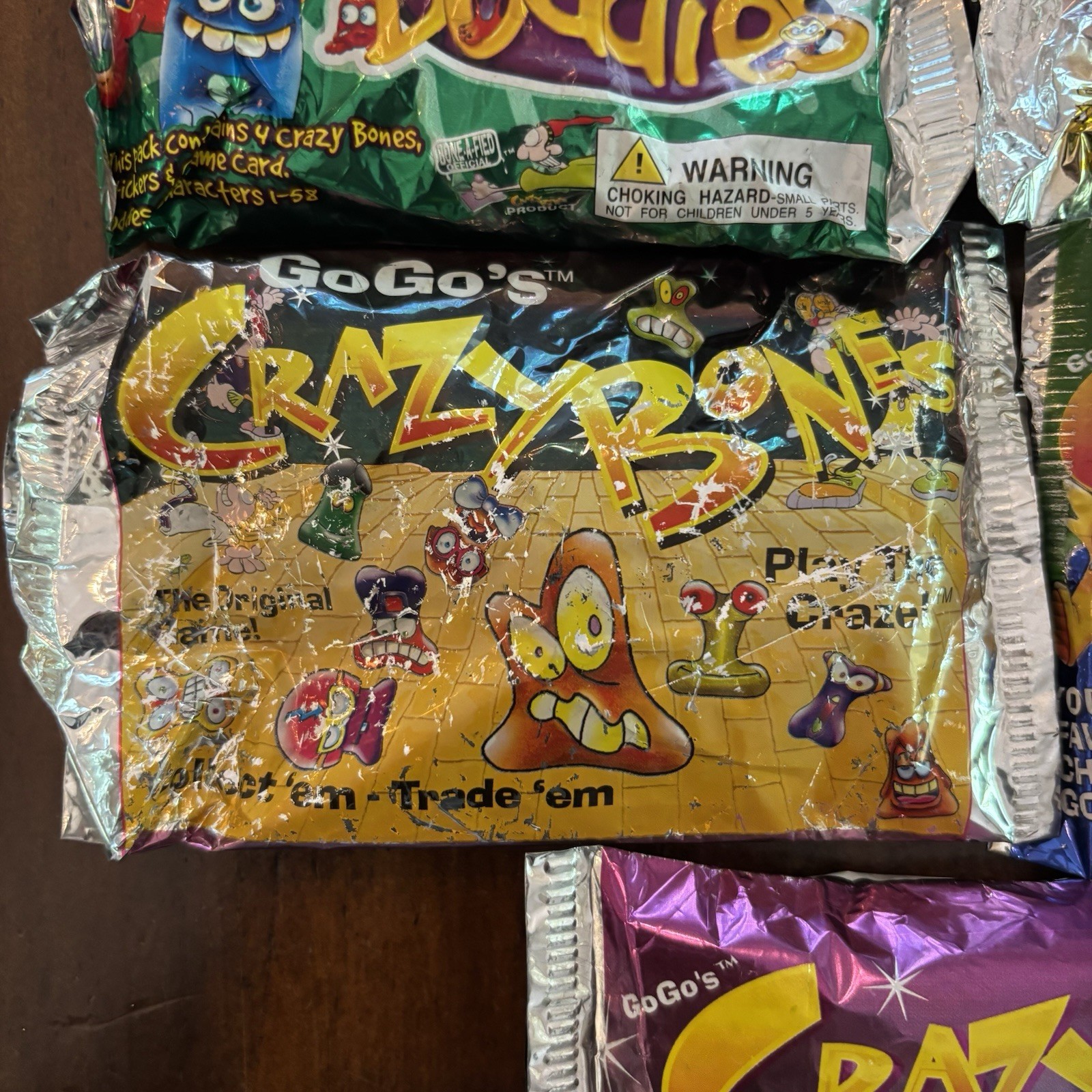 5 DIFFERENT CLASSIC new sealed packs Original Buddies Red Things Sports Mutants