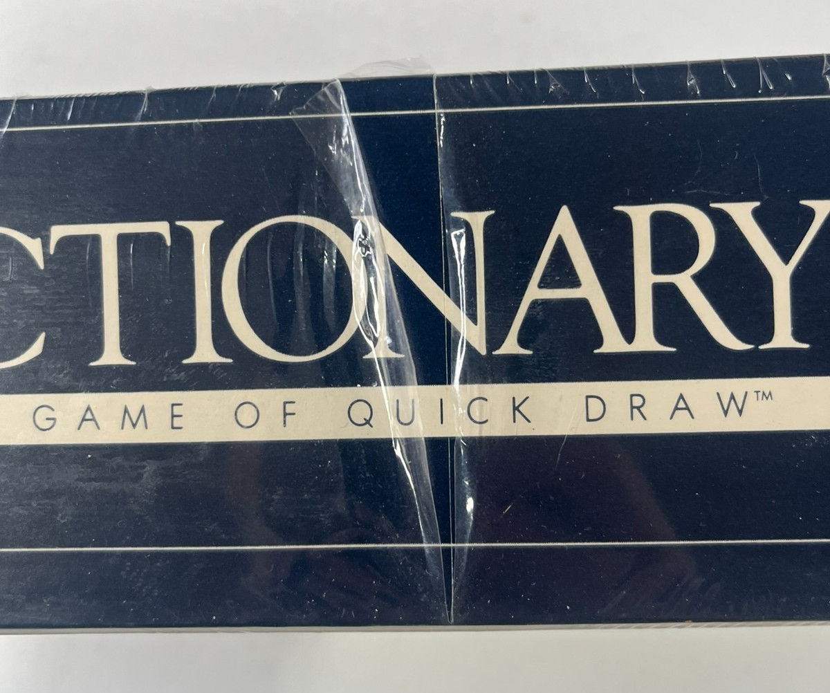 Pictionary First Edition The Game of Quick Draw Long Box 1985 VINTAGE NEW SEALED