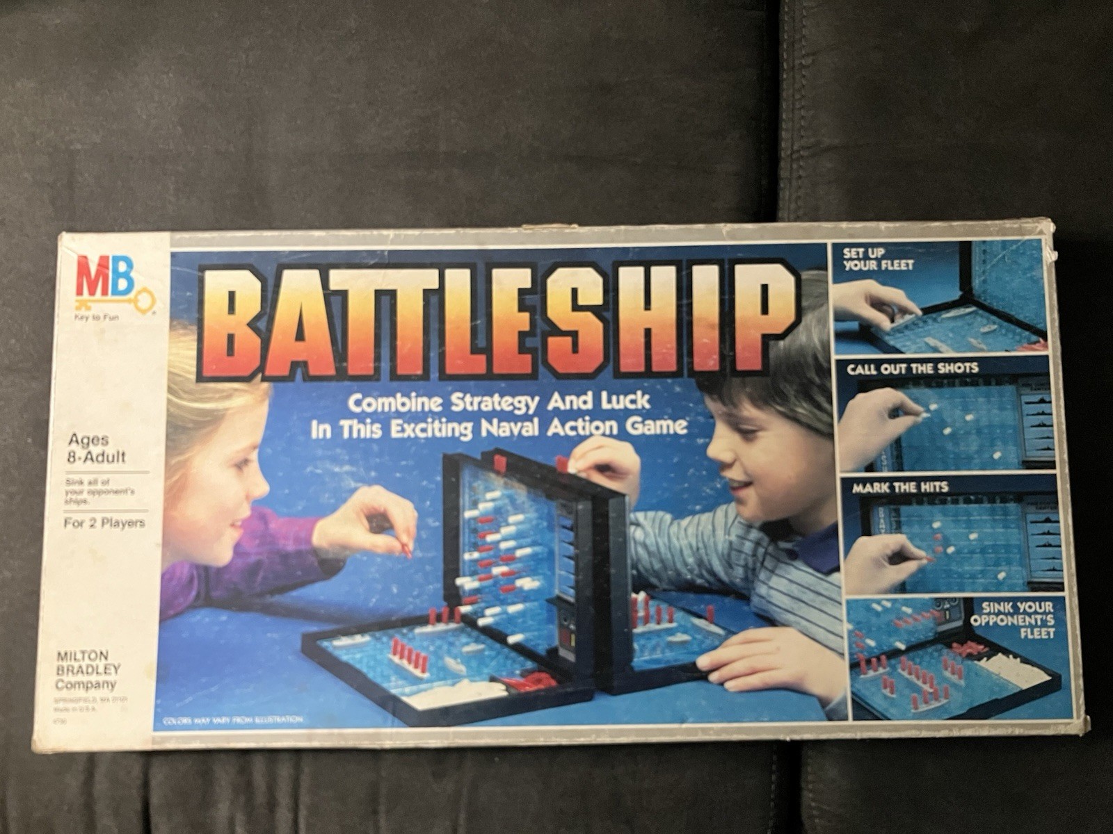 1981 Battleship Game by Milton Bradley Complete in Good Condition