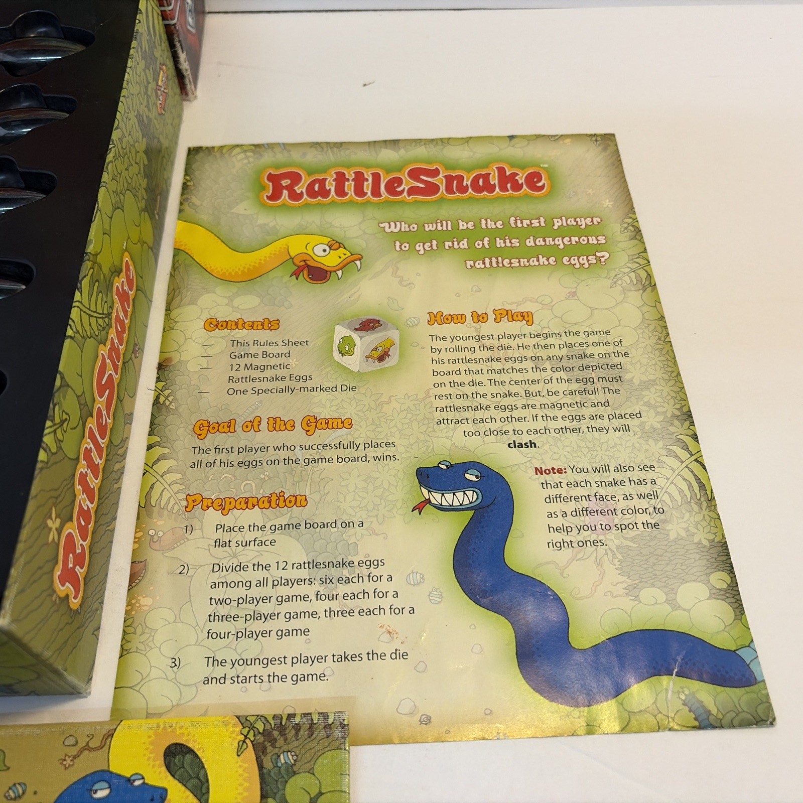 Rattlesnake board game- Fantasy Flight Games