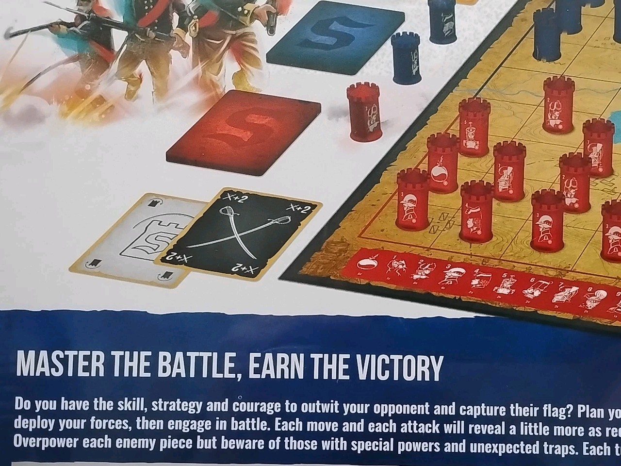 Stratego Classic Board Game 30 vs 30 Pieces Capture The Flag New