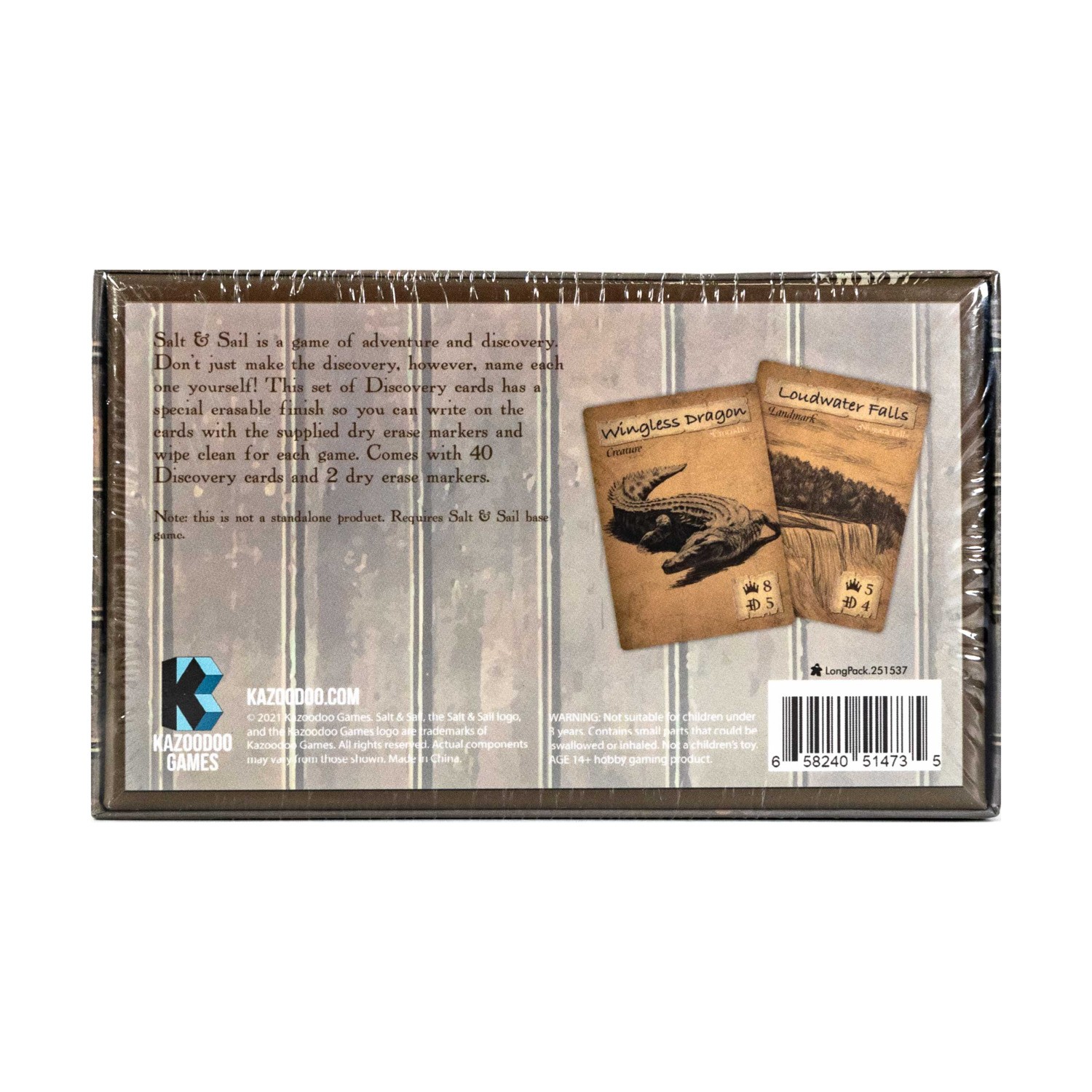 Kazoodoo Ga Board Game Wood Skill Tokens – Rewritable Discovery C SW (VG/New)