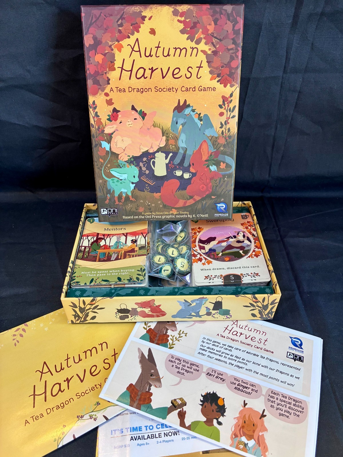 AUTUMN HARVEST A Tea Dragon Society Fun Family Card Game Oni Press Renegade 2021