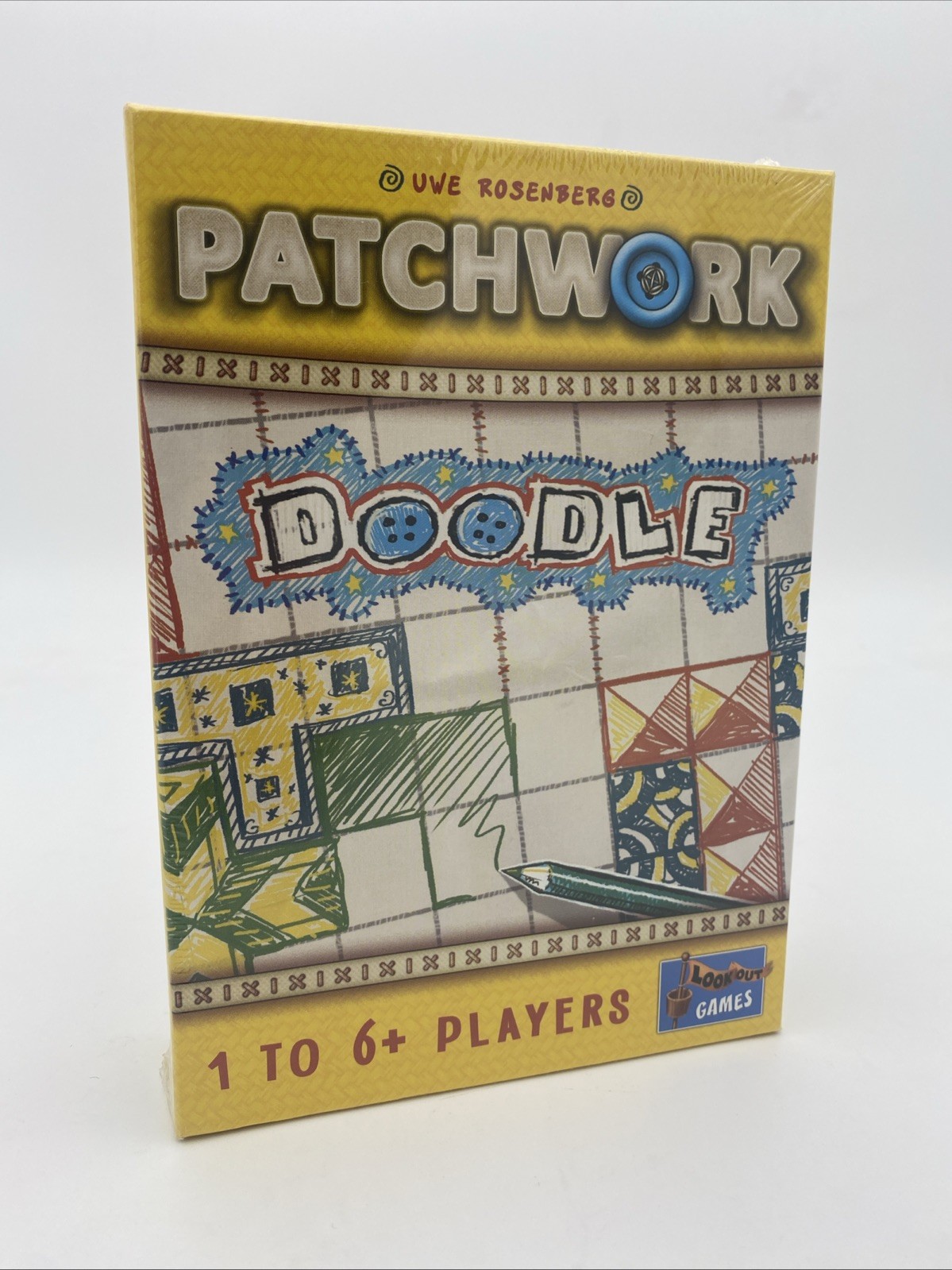 Patchwork Doodle Family Board Game By Lookout Games