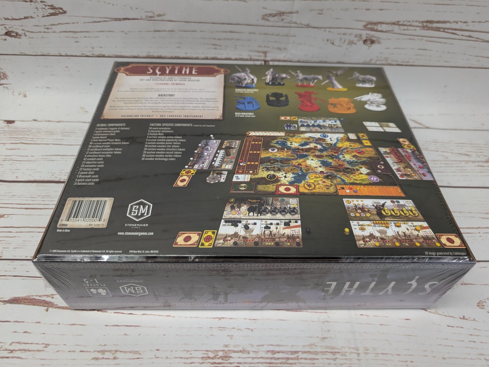 Scythe Board Game 2015 Stonemaier Games NIS Alternative History Mechs