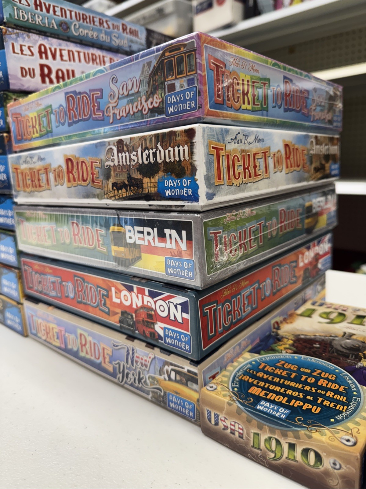 Ticket To Ride- EXPANSION LOT x21 ticket to ride expansions (used & new) ng31101