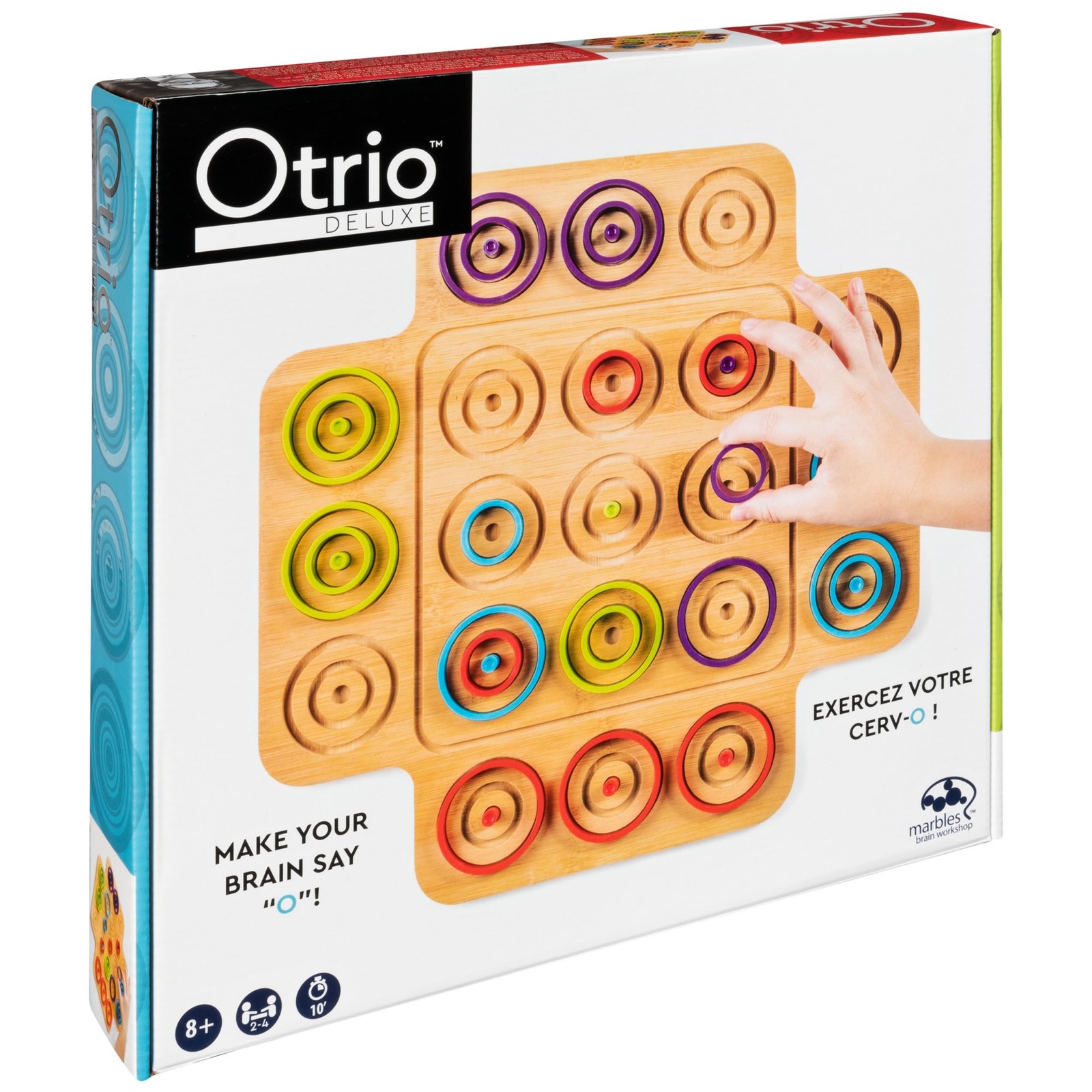 Otrio Wood Strategy-Based Family Board Game Award-Winning STEM Interactive Pu…