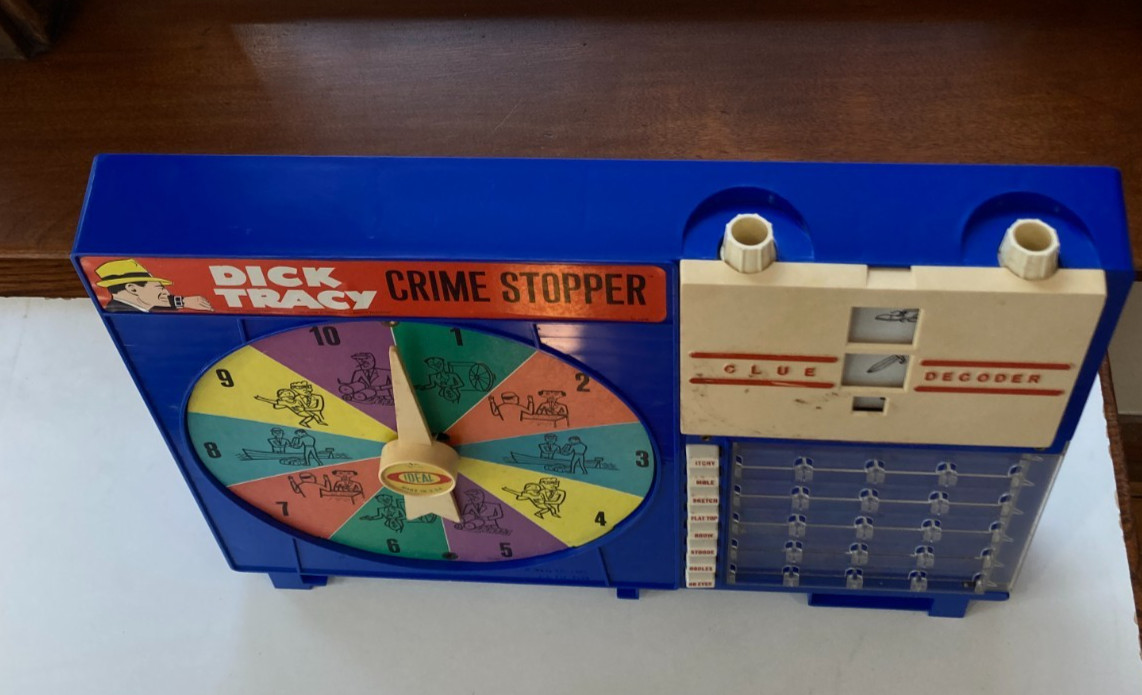 Dick Tracy Crime Stopper Game Complete -1963 Ideal Toy Corp. WORKS!!!