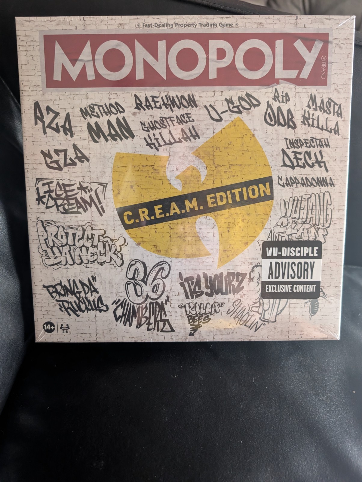 Wu Tang Clan Limited Edition Official Monopoly Board Game Sealed Free Shipping