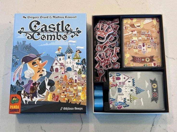 Castle Combo Board Game 2-5 Players English Version Strategy Game for Party/Fami