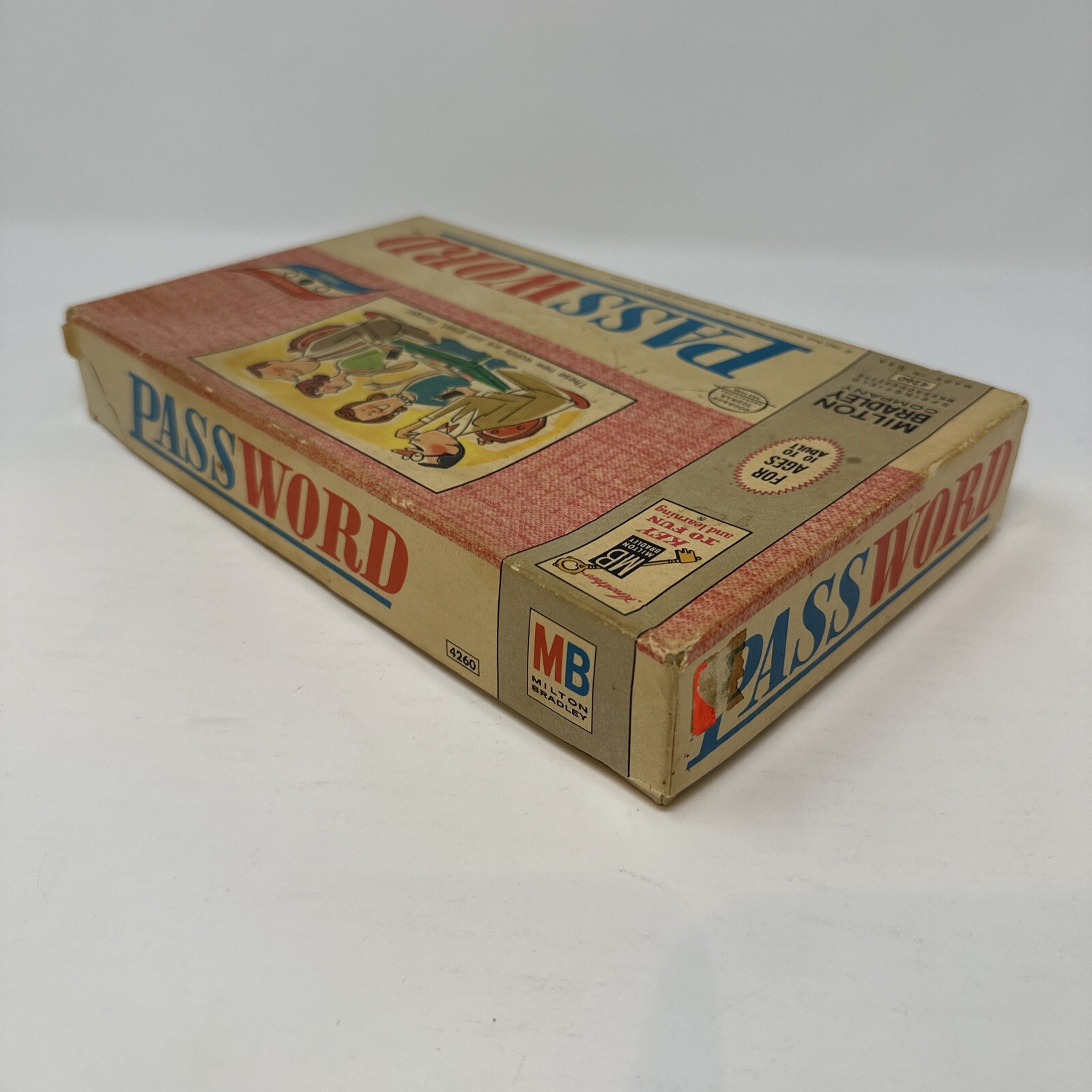Vintage Password Game 1963 Complete Milton Bradley 4260 USA