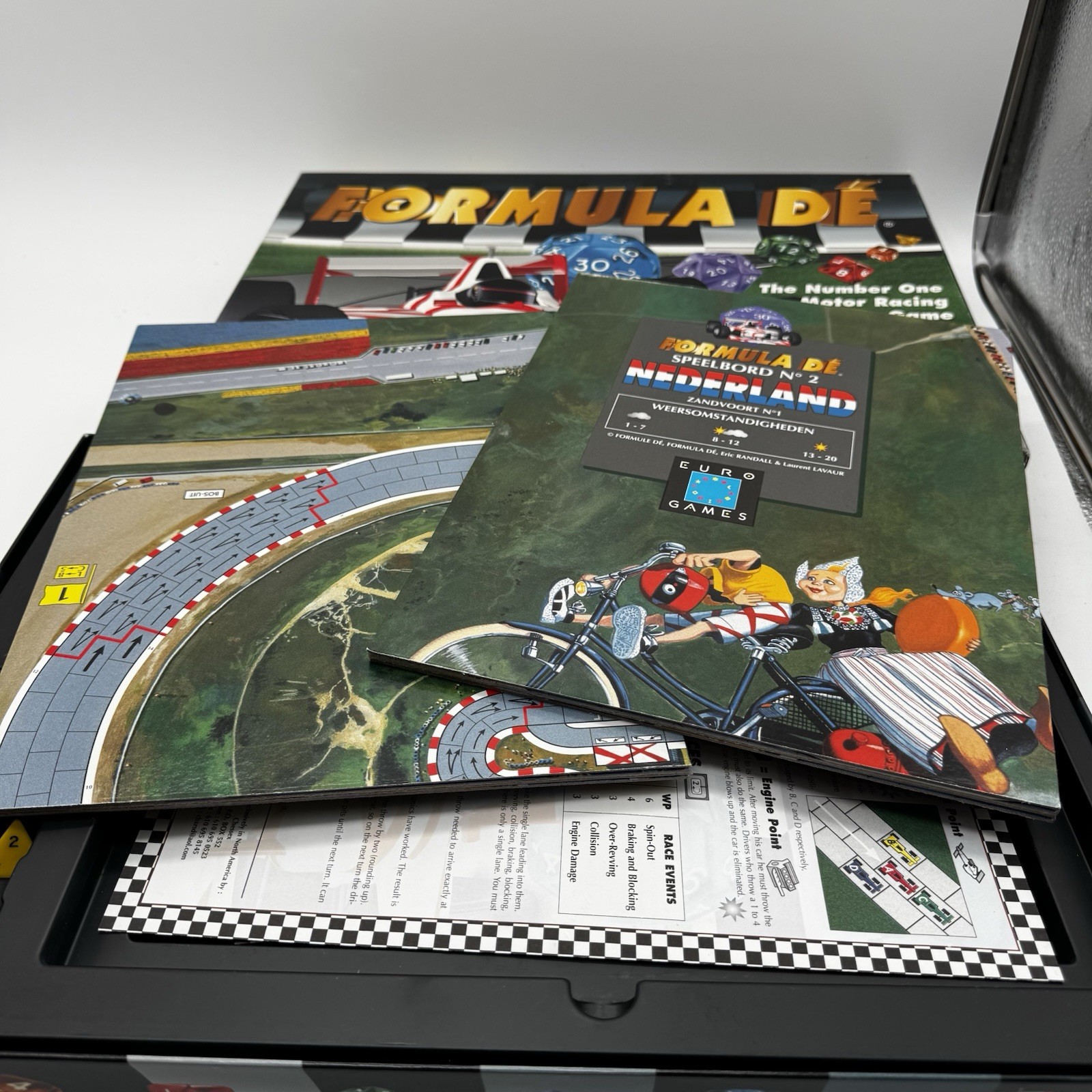 FORMULA DE’ FORMULA ONE CAR RACING BOARD GAMES BY EURO GAME