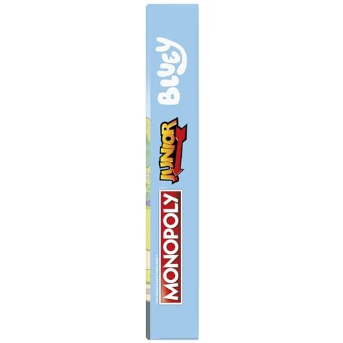 Hasbro Gaming Monopoly Junior Bluey Edition 10.51 x 13.11 x 0.1 inches, Blue