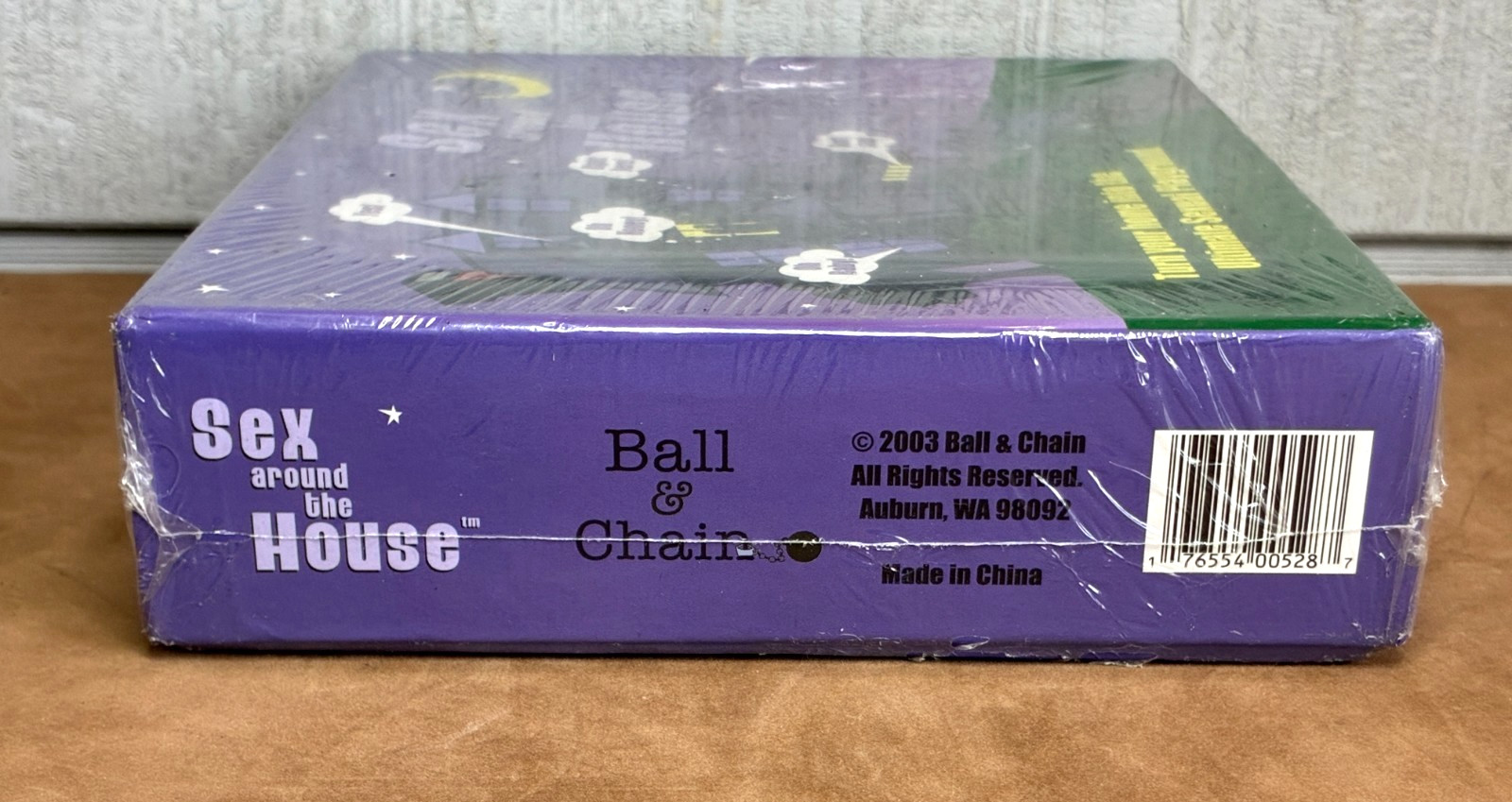 SEX AROUND THE HOUSE Adult Board Game ~ 2003 Ball & Chain Games ~ NEW SEALED BOX
