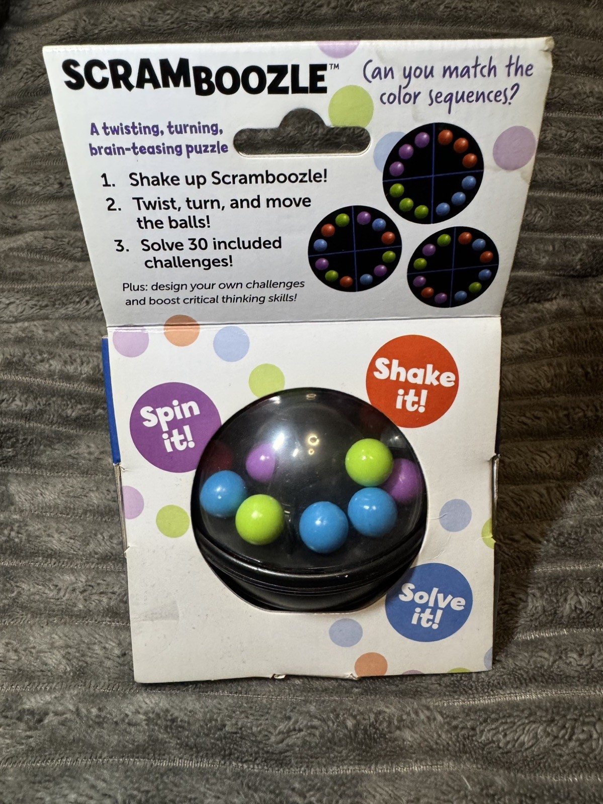 Scramboozle Puzzle Ball 4 x 0.1 inches Learning Resources Brain Teasers Kids