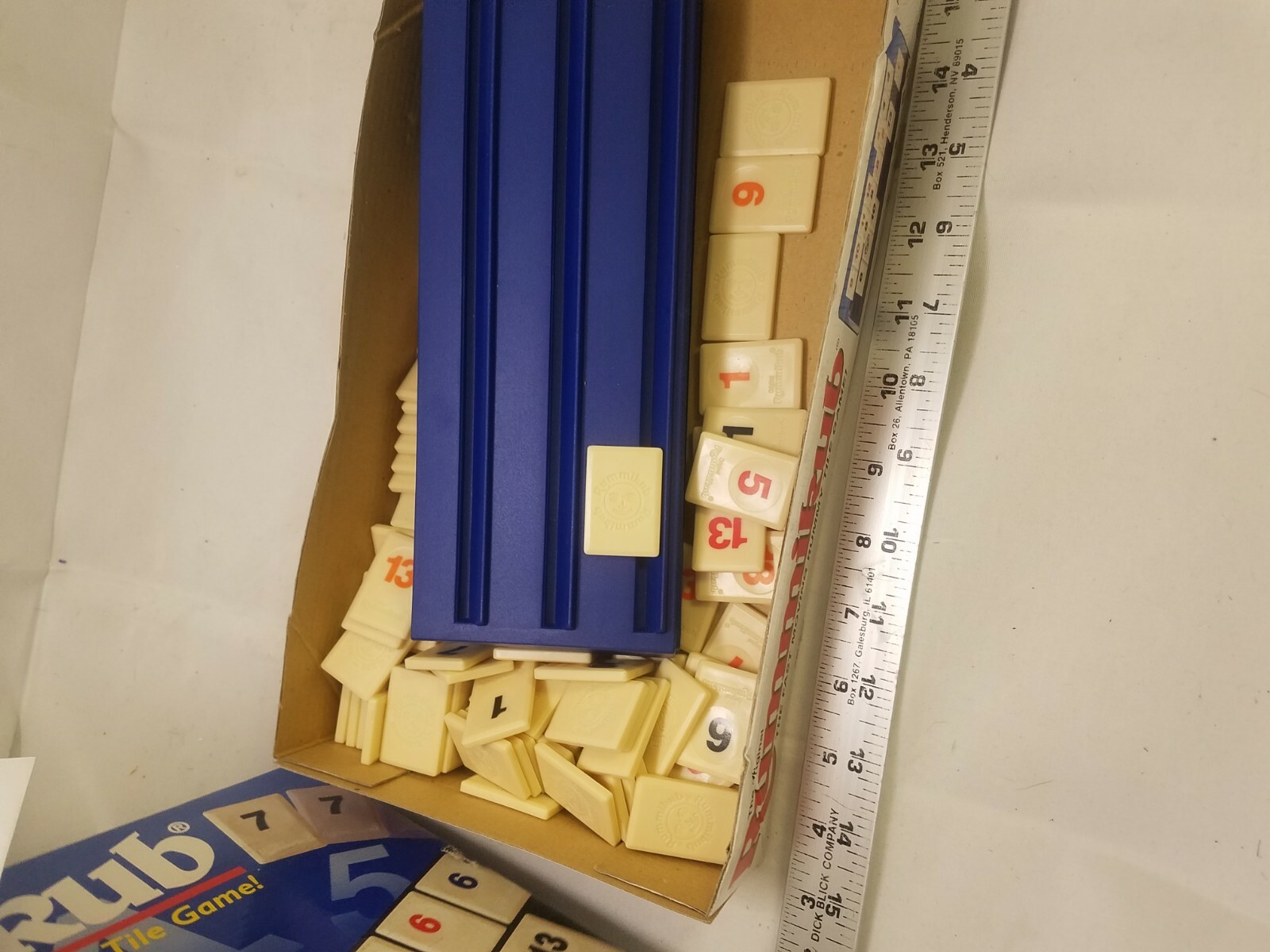 Vintage Rummikub The Original Rummy Tile Game 400C 1997 COMPLETE