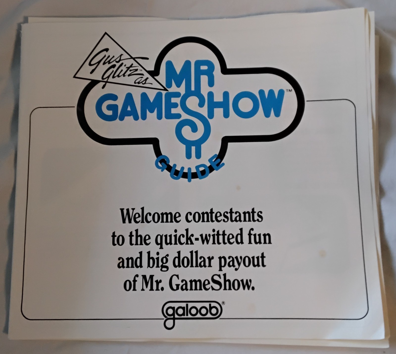 Gus Glitz is Mr game show – Electronic – TESTED – Gently Used/ Unopened Pieces