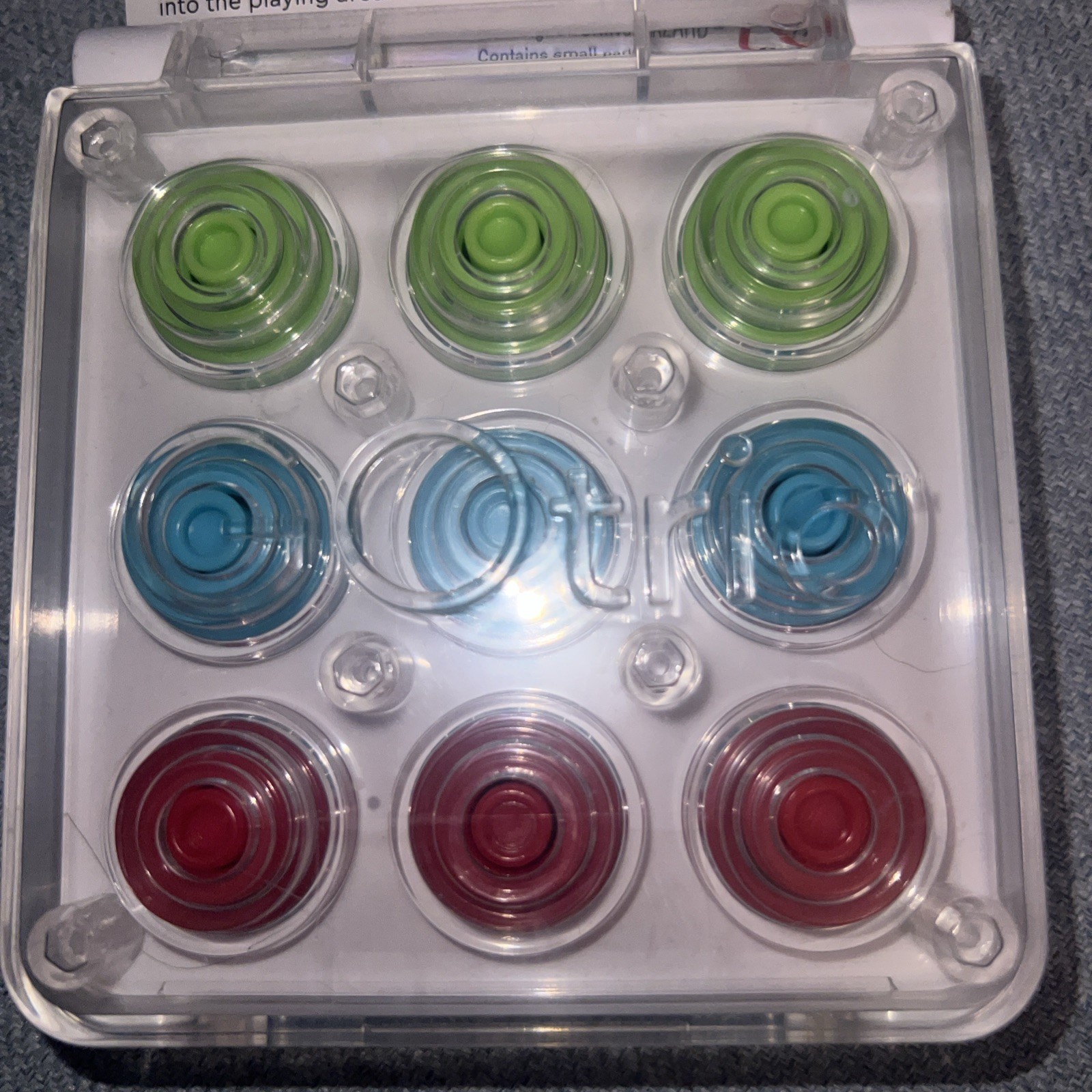 GOtrio Otrio On the Go! Puzzle Game MARBLES BRAIN WORKSHOP Go Trio Travel