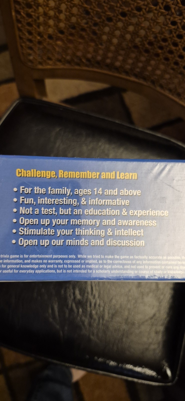 New Sealed Non-Trivial Quest Educational Family Board Game 14 Years-Adult
