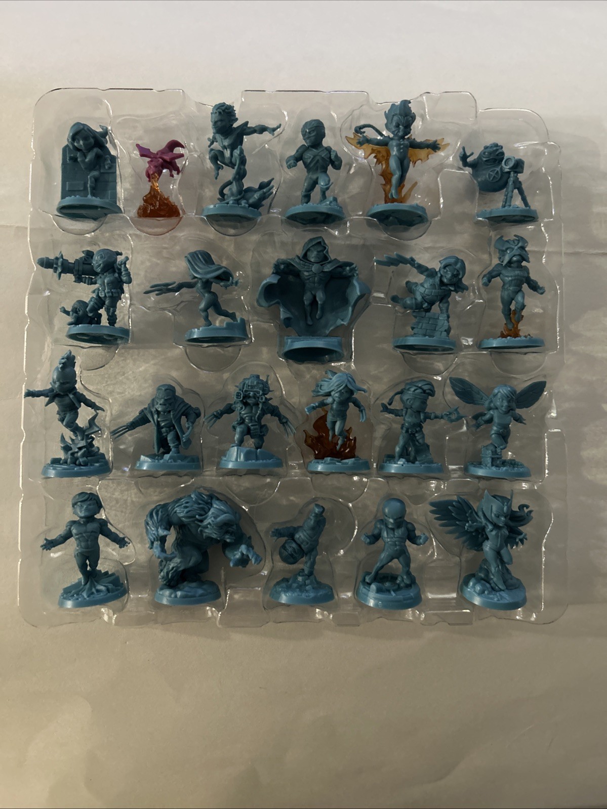 Marvel United X-Men Kickstarter Promos Box Mutant Promo Open Complete
