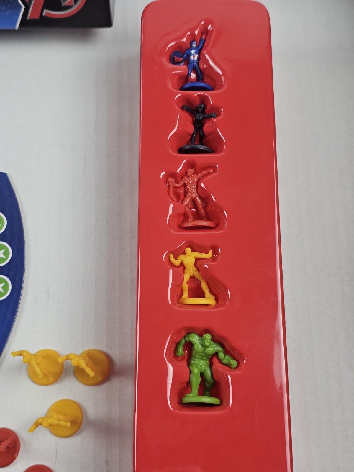Marvel Avengers TROUBLE Board game by Hasbro Gaming COMPLETE All Pieces & Parts