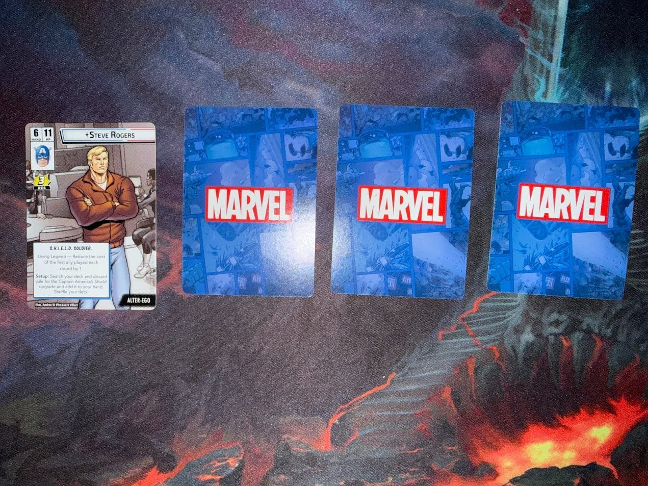 [Marvel Champions LCG] Captain America + 3x Avengers Assemble! Promo Cards