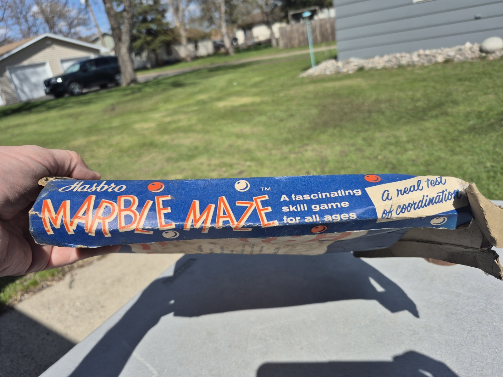 Vintage Hasbro Marble Maze Skill Game in Original Box