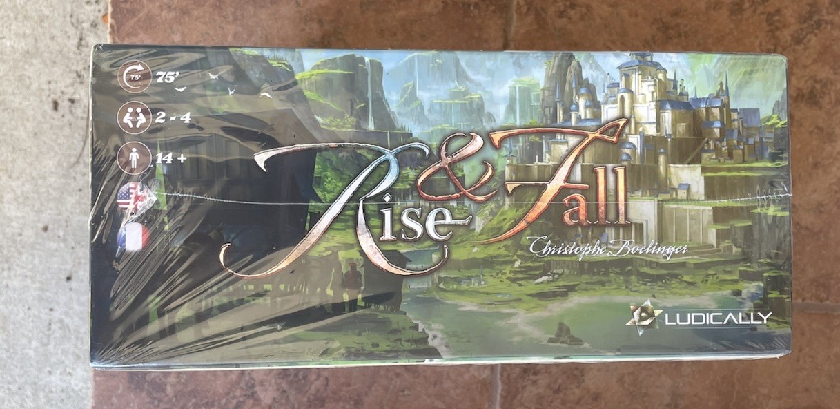 Rise & Fall Board Game English/French Retail Edition by Ludically New Sealed