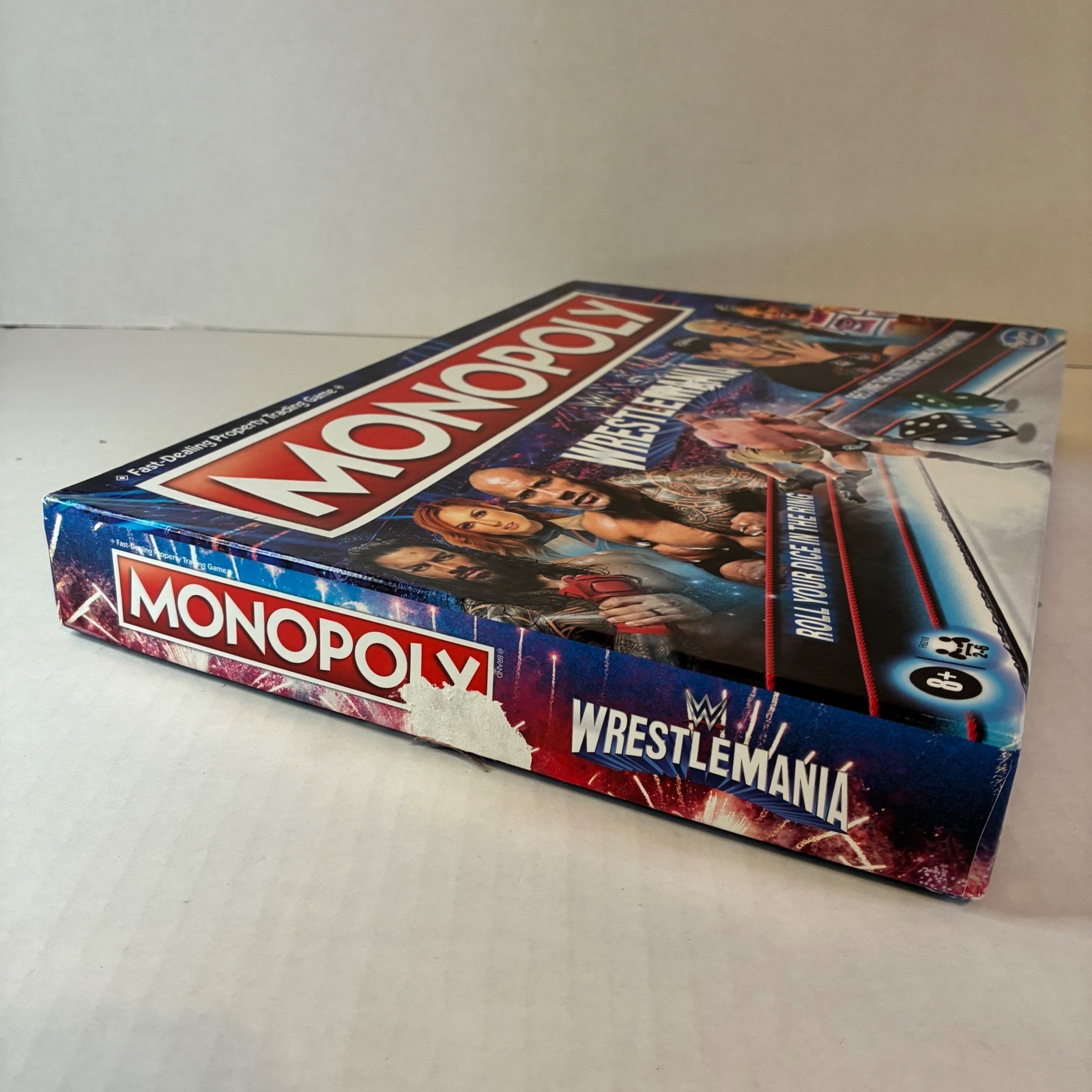 Monopoly WWE WrestleMania Board Game Hasbro Gaming 2023 Complete Edition