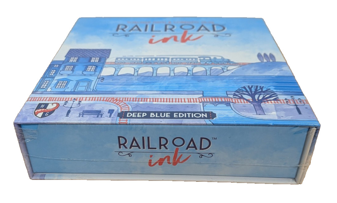 RAILROAD INK Deep Blue Edition Puzzle Game Hjalmar Hach Lorenzo Silva New Sealed