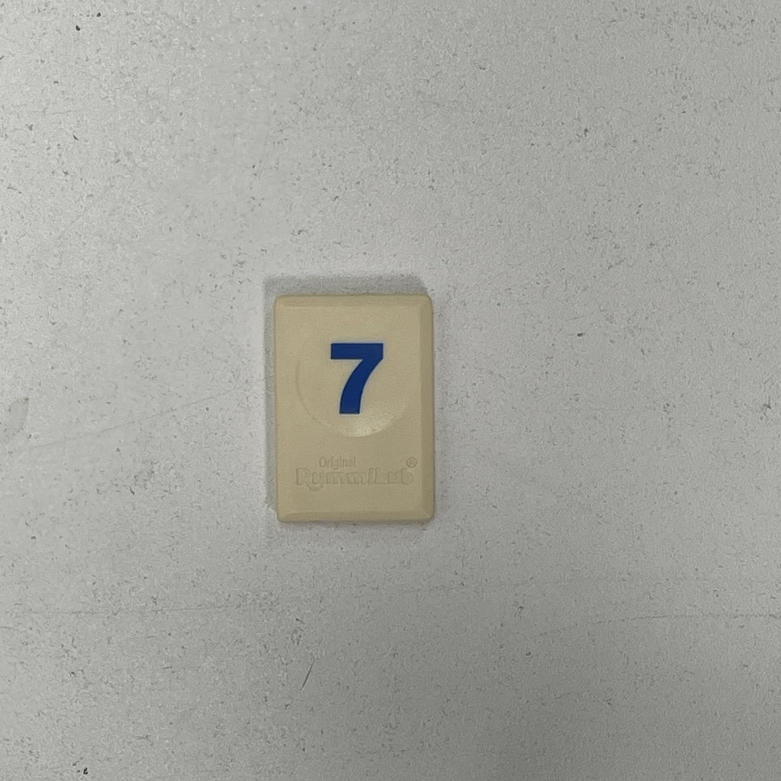 Rummikub Replacement Tiles Blue 7 Pressman 1997 Game Parts