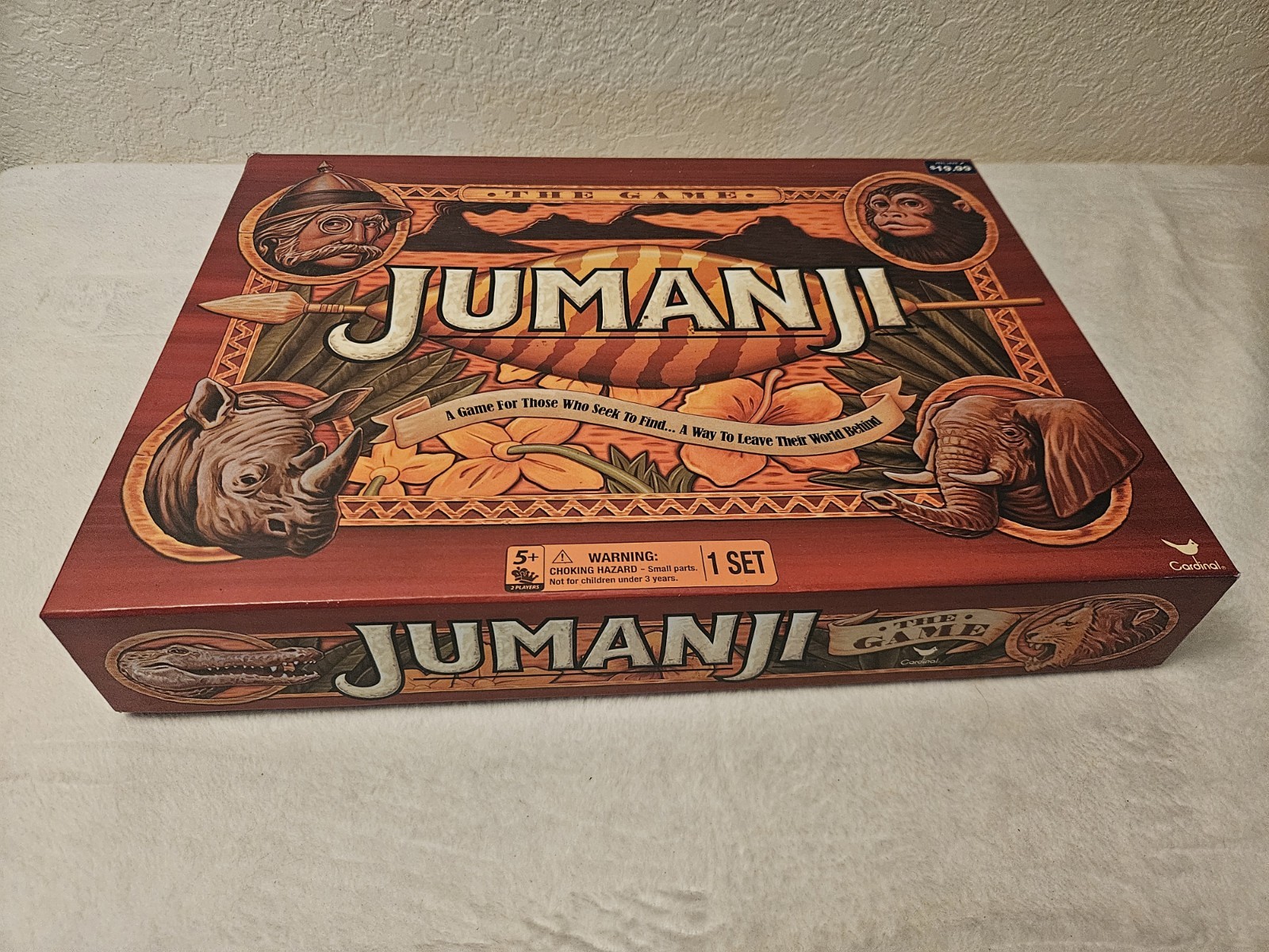 Cardinal Jumanji Board Game Complete Set 2017