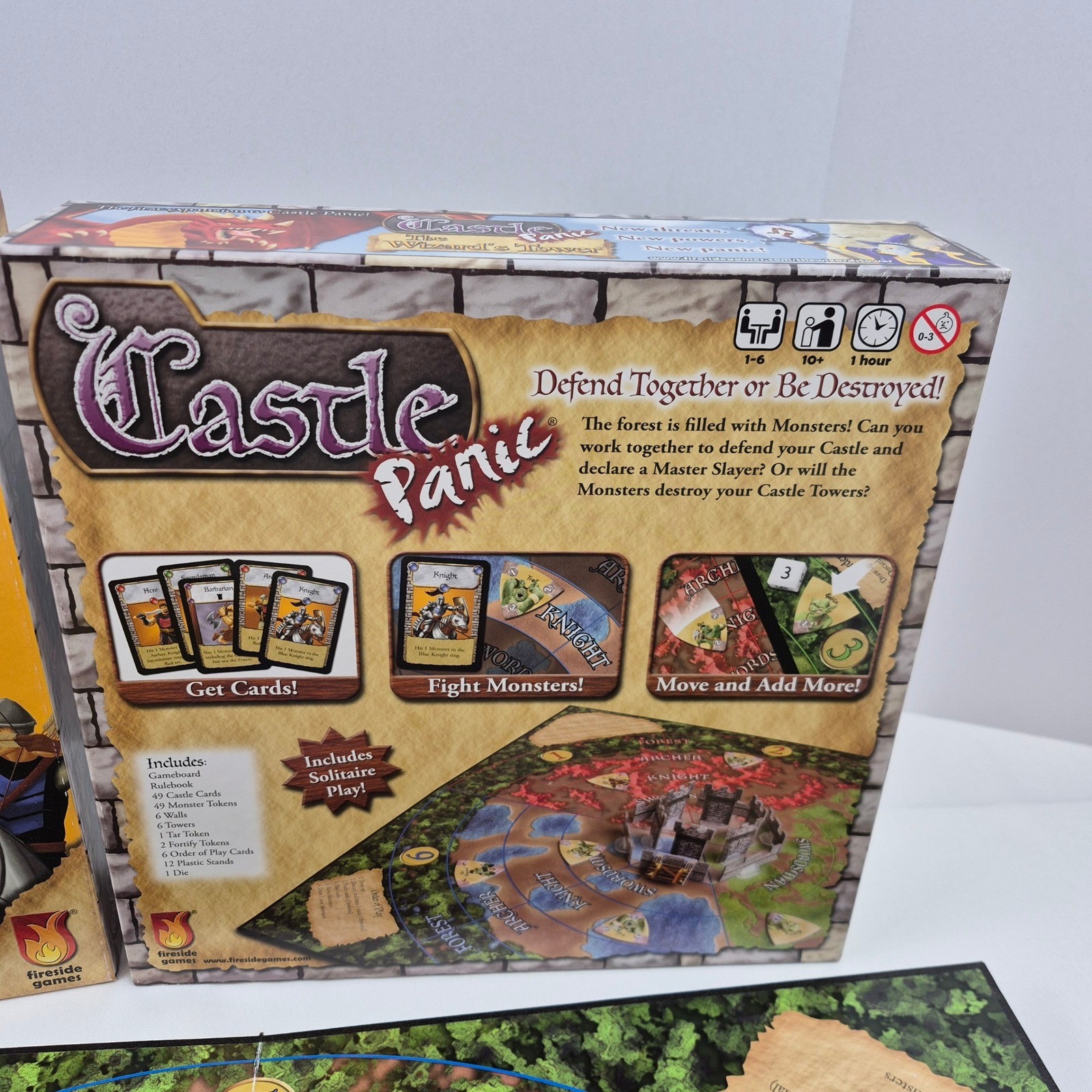Castle Panic Cooperative Tower Defense Board Game Fireside Games 1st Ed Complete