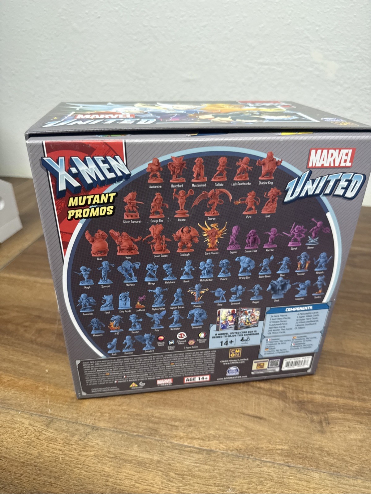 Marvel United: X-Men Expansion Kickstarter Exclusive Open Box New.