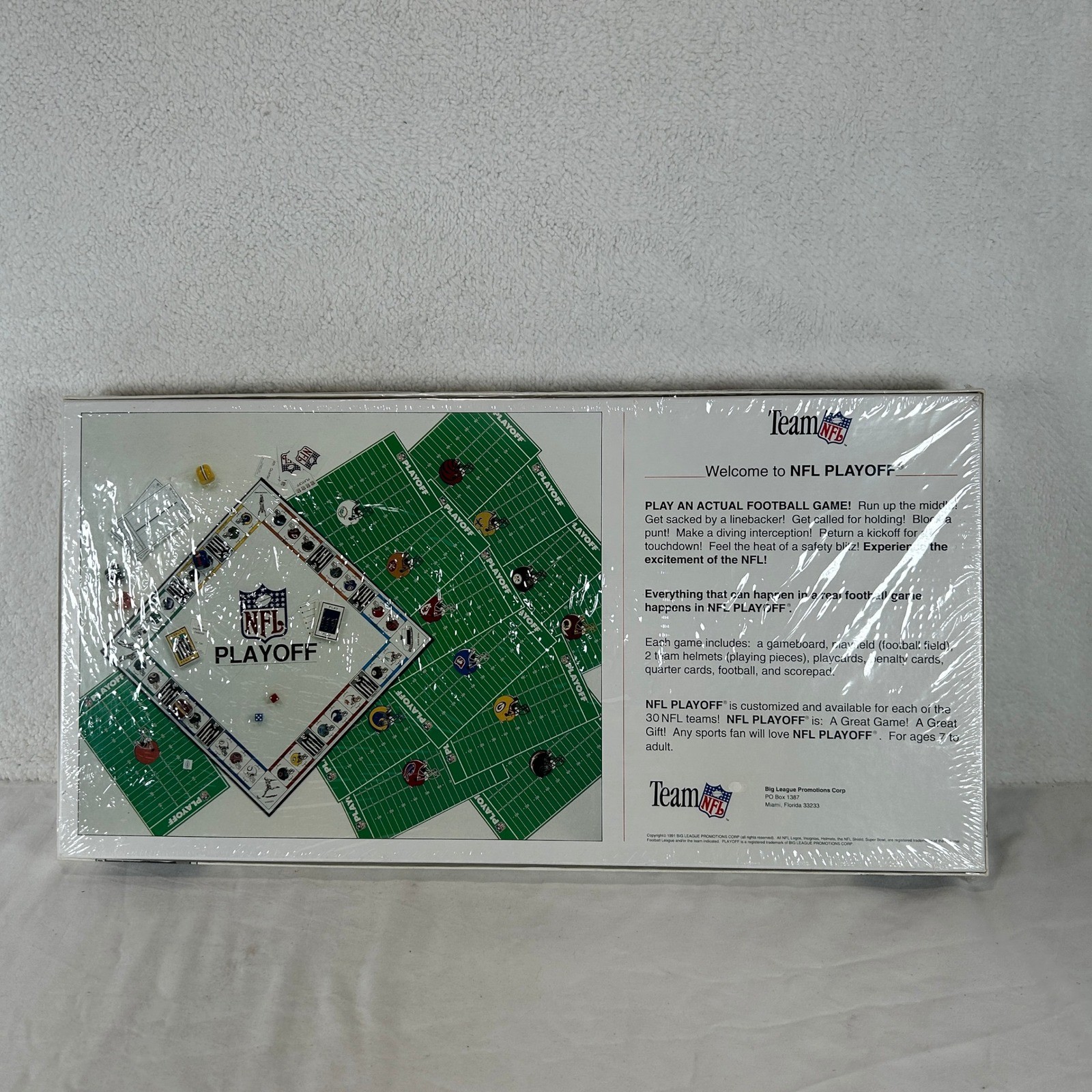 Vintage 1991 NFL Playoff Chicago Bears Board Game Factory Sealed New 90s Sports